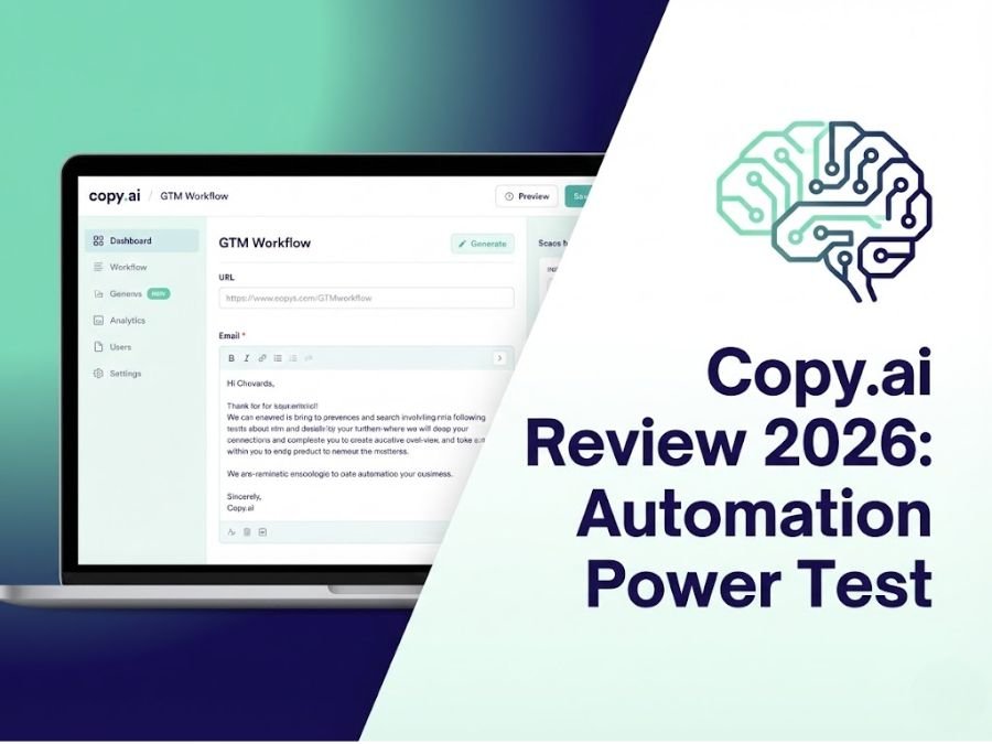 Eerlijke Copy.ai review 2026: Wij testen de nieuwe GTM Workflows, het 'Free Forever' plan en de Nederlandse kwaliteit. Is dit beter dan ChatGPT?