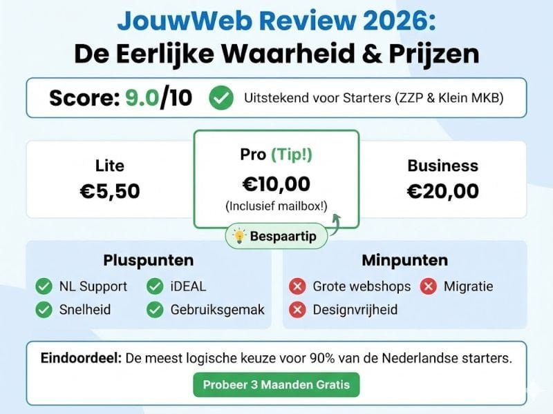 JouwWeb Review: De Eerlijke Waarheid