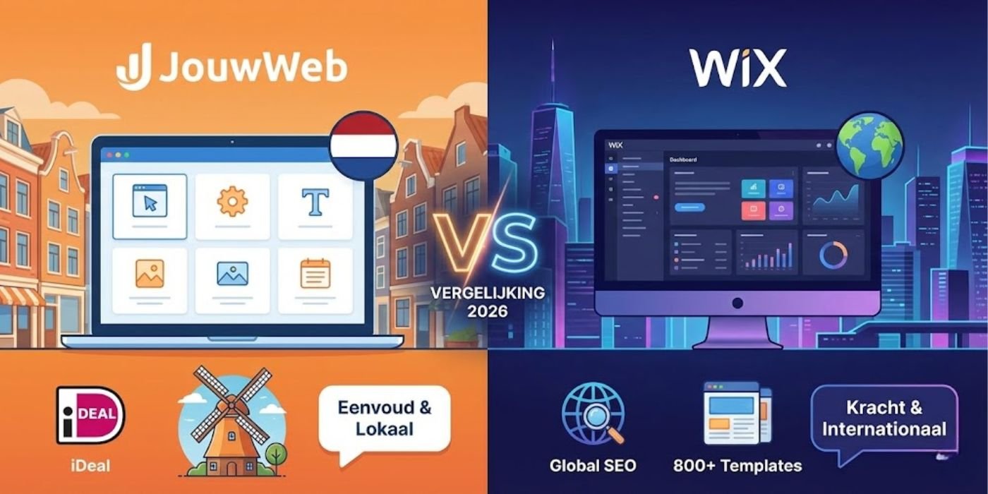JouwWeb vs. Wix: Welke Website Builder is het Beste voor Jou in 2026?